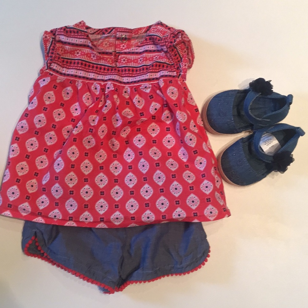 6 month baby outfit with shoes